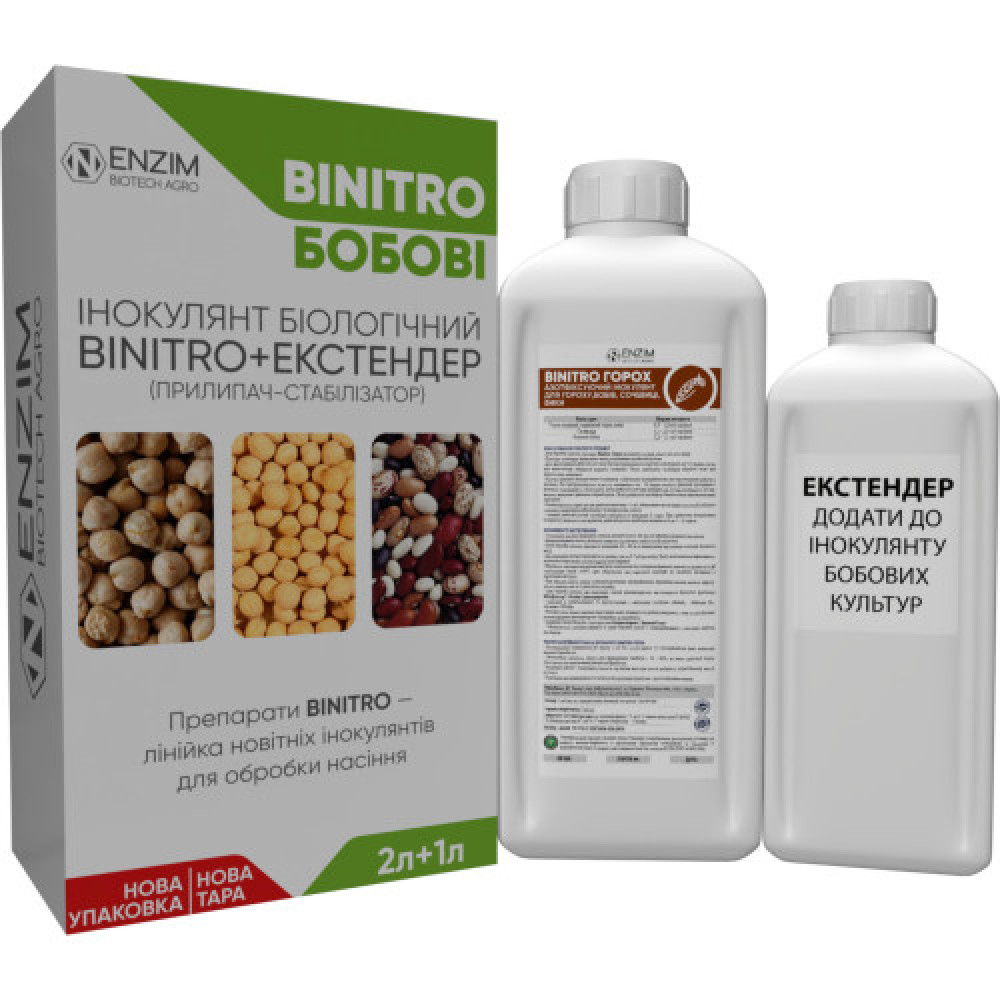 Інокулянт BINITRO Горох з екстендером (сочевиця)
